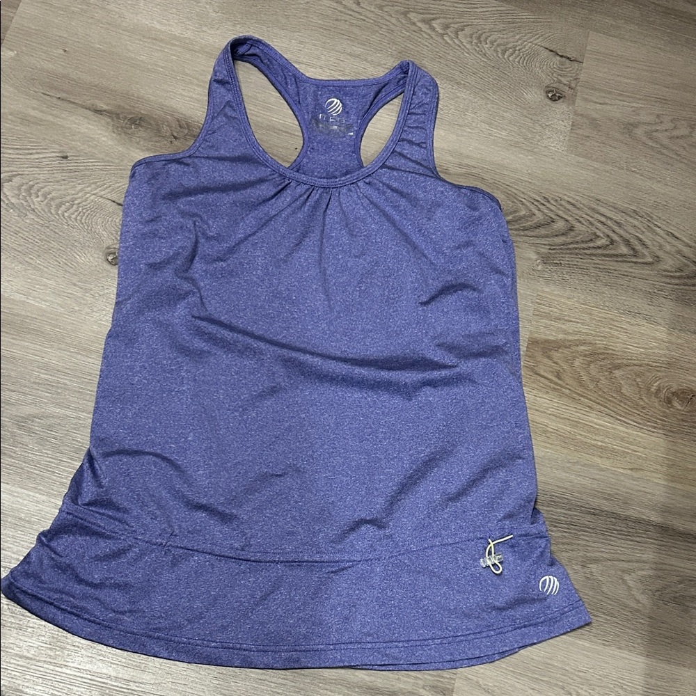 Mondetta Women's Heathered Purple Tank Top